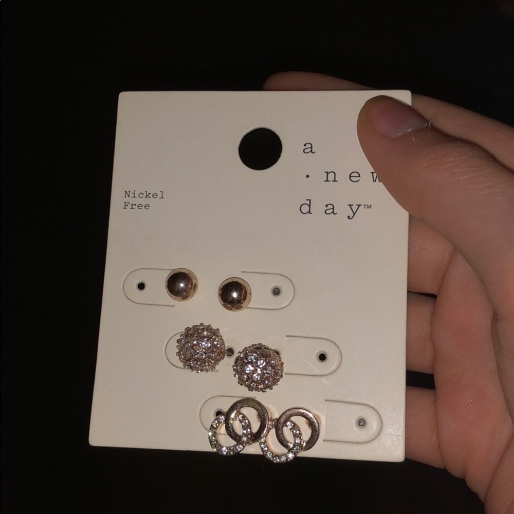 Earrings from target!